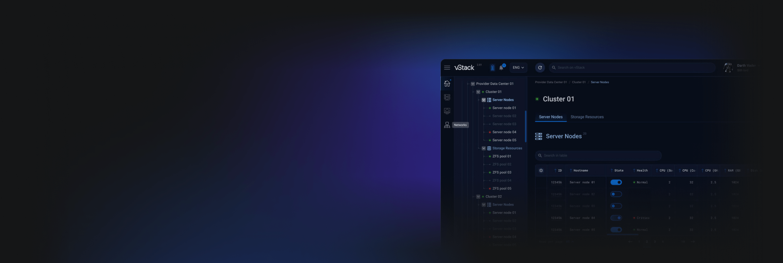 Hyperconverged vStack platform in Dubai - a single enterprise-level solution for virtualisation management