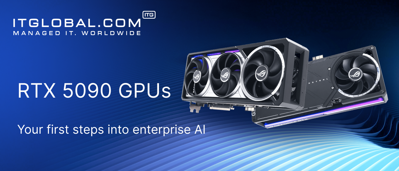ITPOD server with 8 RTX 5090 GPUs: new performance for enterprise AI/ML